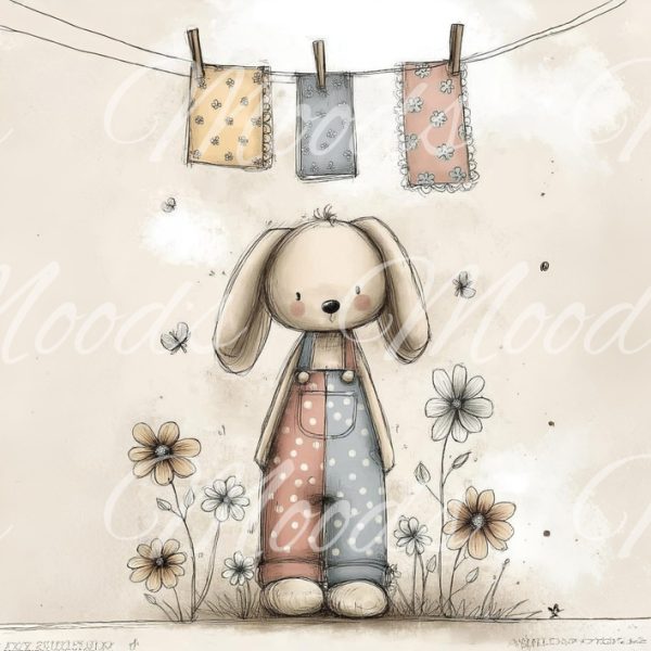 W264 Washcloth/Jammerlappie 30x30cm